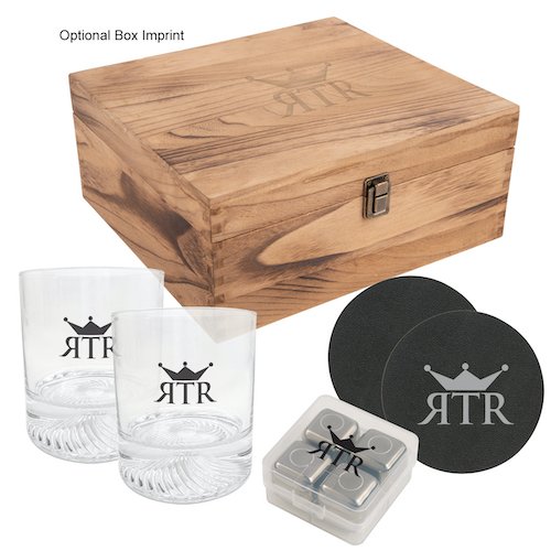 For every wine lover, a Whiskey Gift set is perfect for their delight.