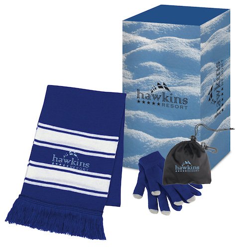Branded Winter employee gift is customizable with embroidery names or logos.