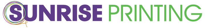 sunrise printing logo horizontal